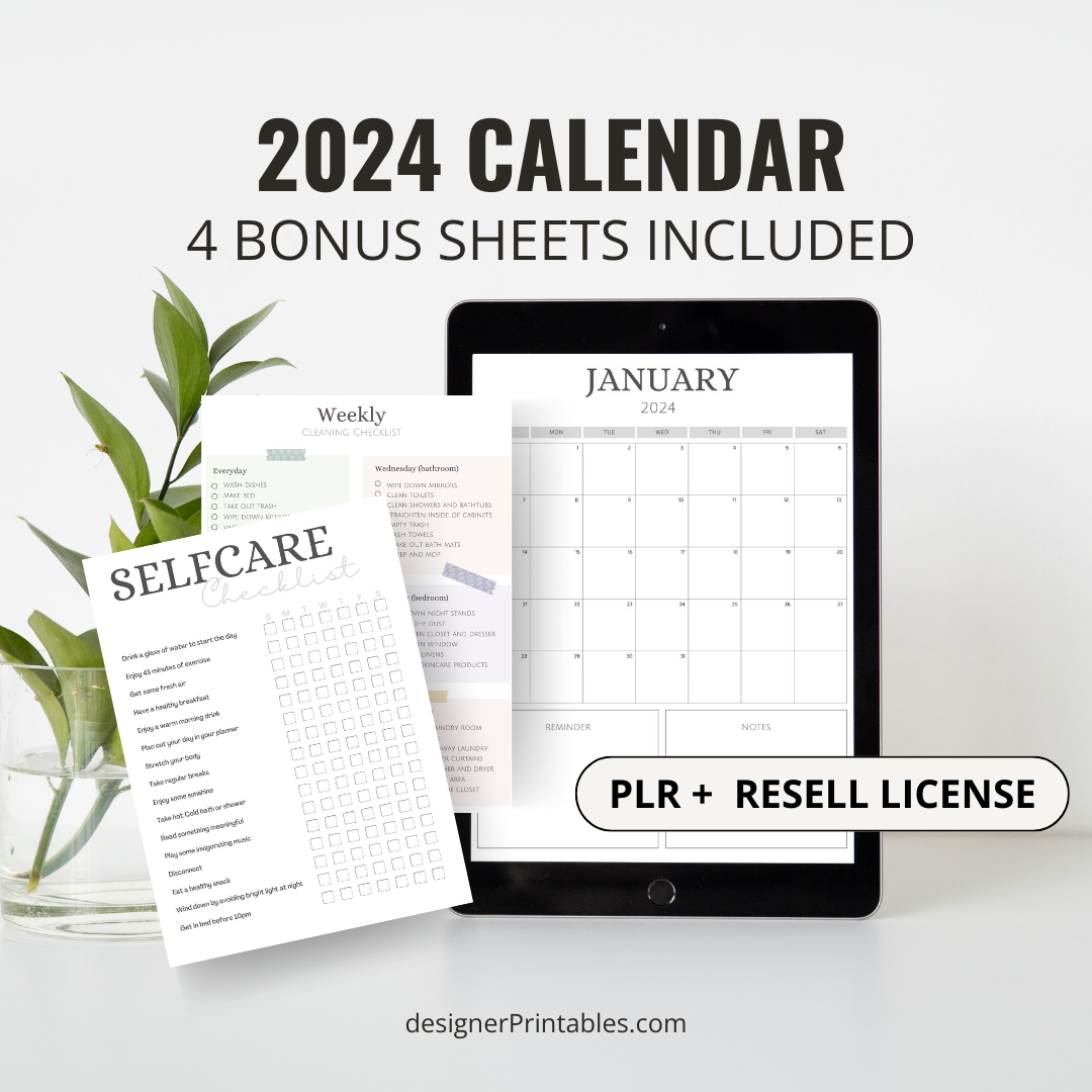 plr calendar and digital planner sheets, daily planner sheets, weekly planner sheets, planner sheet printables. editable templates, canva calendar template plr resell license, plr canva calendar