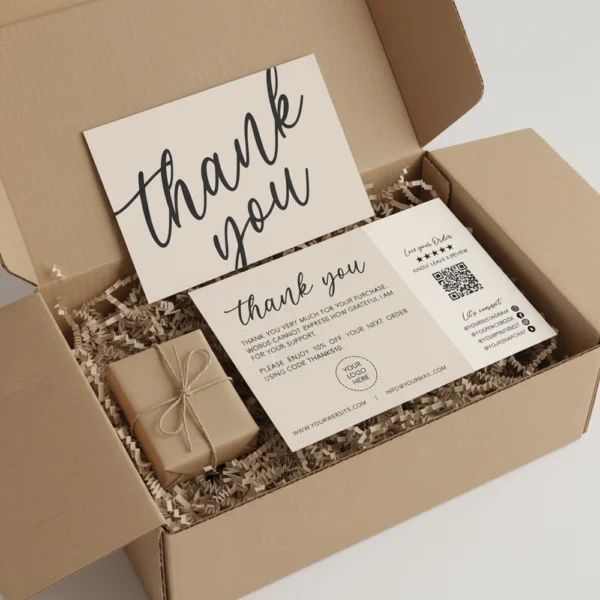 Thank You Card – Minimalist – Canva Template