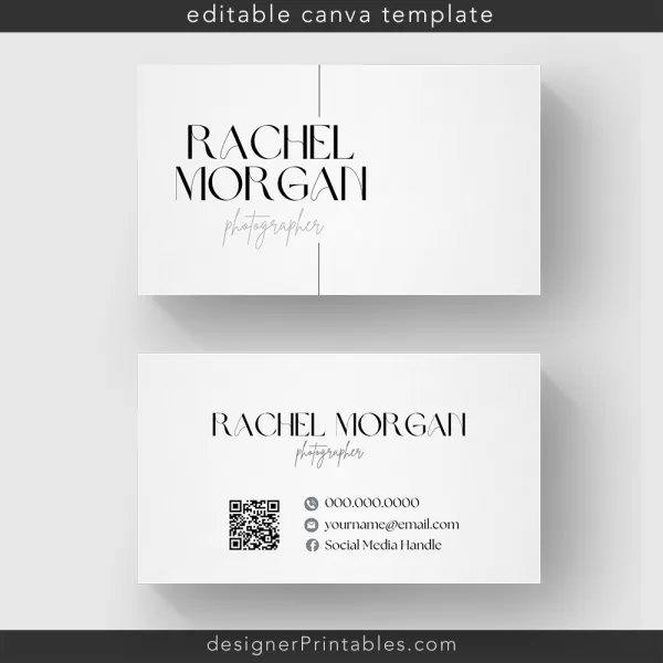 Business Card Template – Minimalist