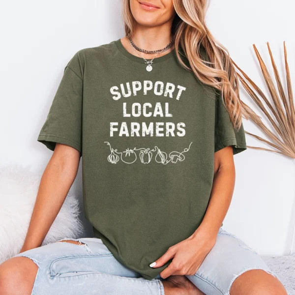 Support Local Farmers Vintage Tee Shirt
